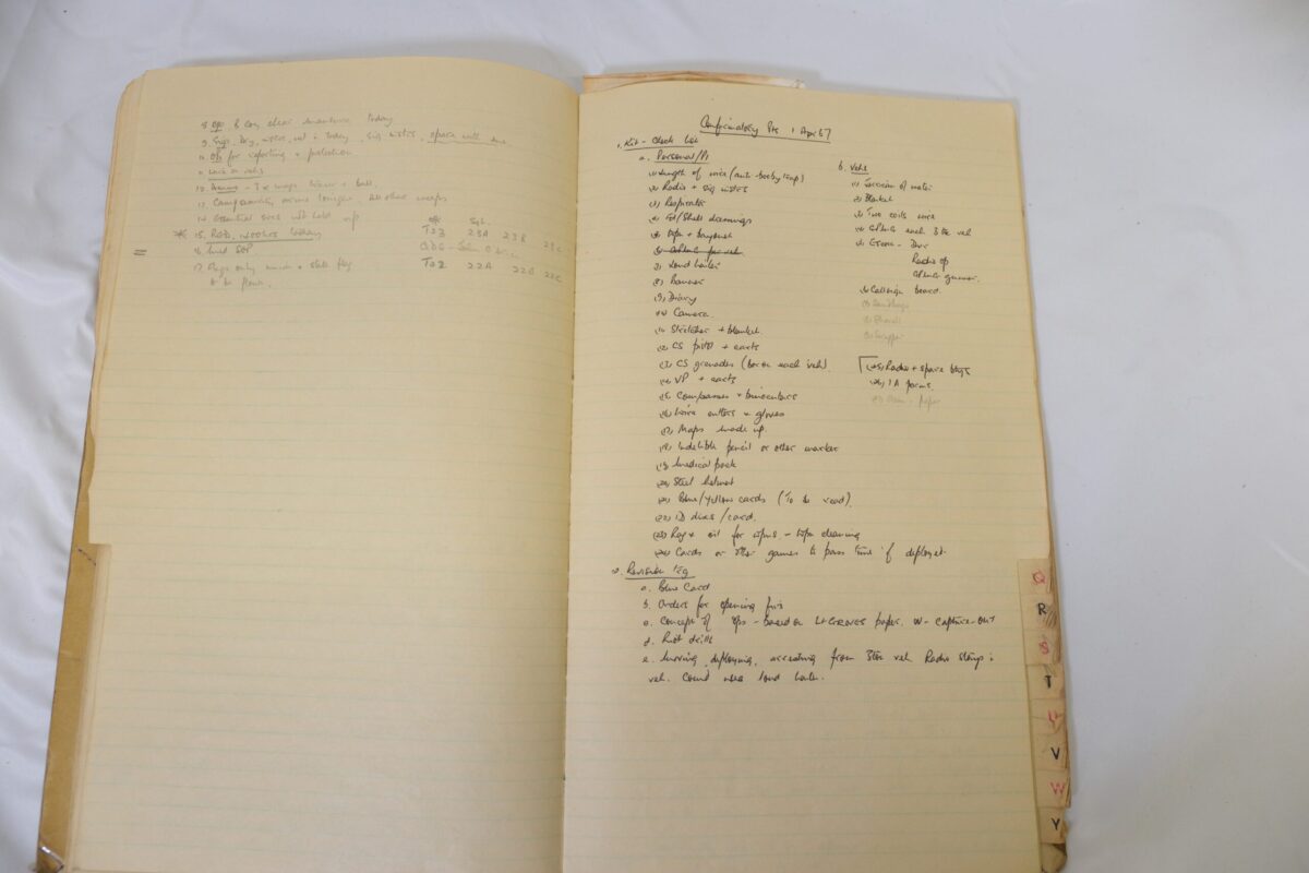 Standing Operation Book 444 1966 1967 Royal Anglian Regiment O Group 12 Dec Standing Operation Book 444 1966 1967 Royal Anglian Regiment O Group 12 Dec