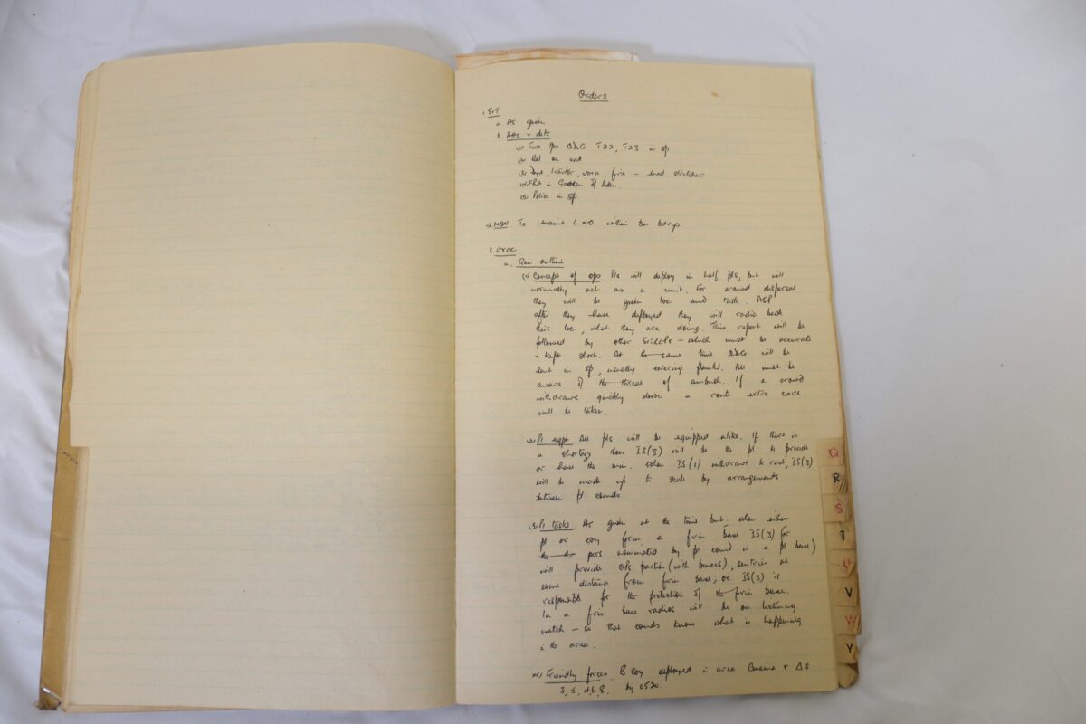 Standing Operation Book 444 1966/67 Royal Anglian Regiment O Group 12 Dec Standing Operation Book 444 1966/67 Royal Anglian Regiment O Group 12 Dec