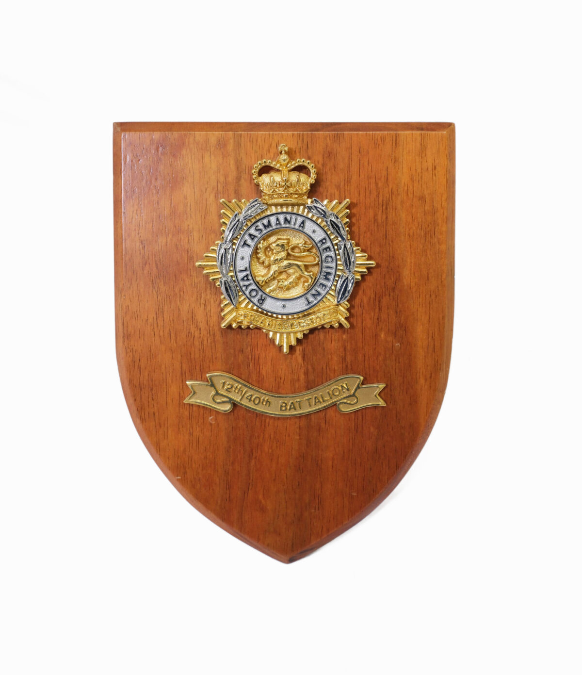Presentation Plaque Royal Tasmania Regiment Presentation Plaque Royal Tasmania Regiment