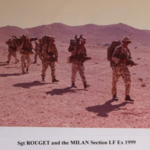 Sergeant Rouget and the Milan Section 2nd Battalion (The Poachers) Royal Anglian Regiment in Jordan in 1999 Sergeant Rouget and the Milan Section 2nd Battalion (The Poachers) Royal Anglian Regiment in Jordan in 1999