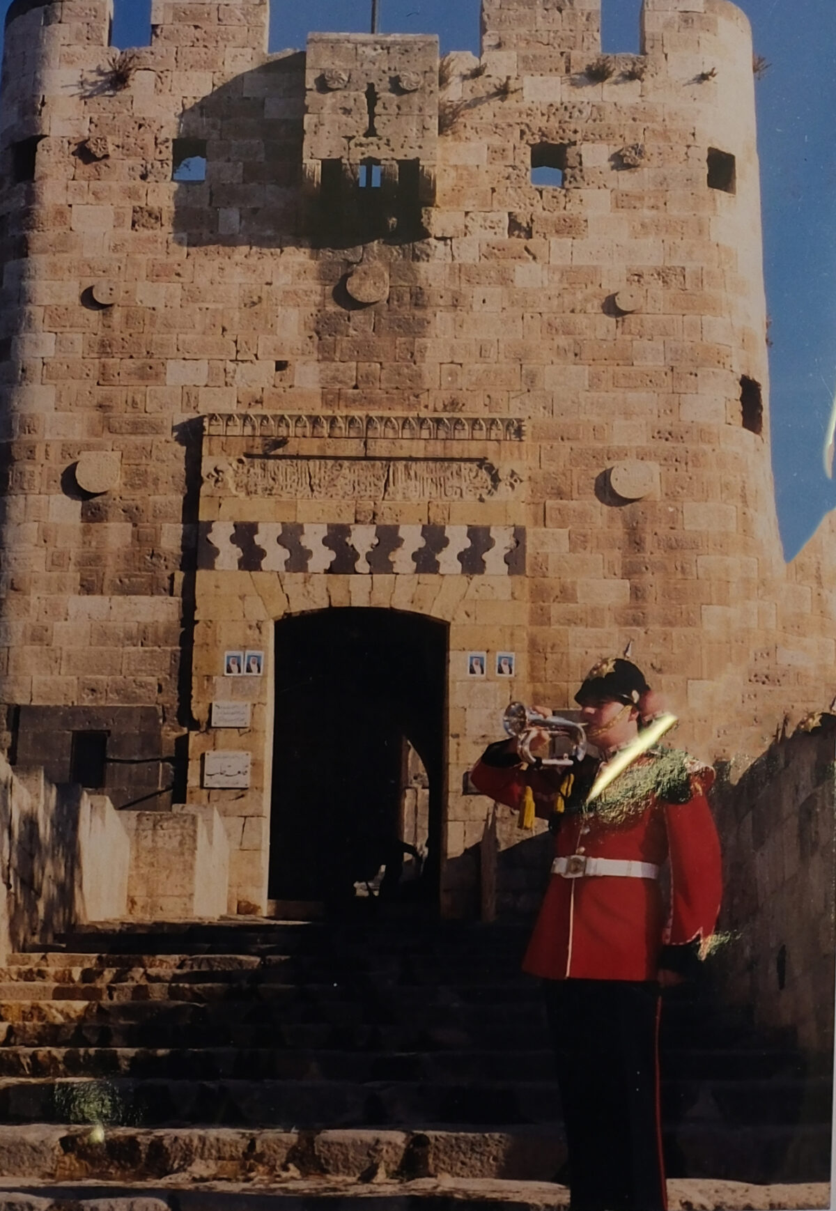 2nd Battalion Drummer Coleman in Syria 1999