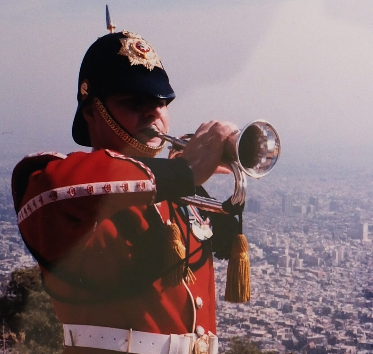 2nd Battalion Drummer Coleman in Syria 1999