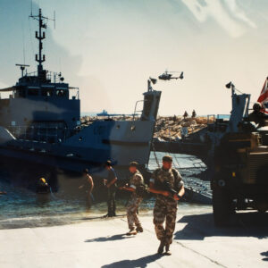 2nd Battalion Royal Anglian Regiment Amphibious Landing Craft in Cyprus in 1999 2nd Battalion Royal Anglian Regiment Amphibious Landing Craft in Cyprus in 1999