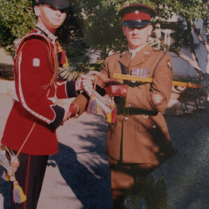 2nd Battalion Royal Anglian Regiment annual inspection Drums Platoon and presentation of Silver Bugle - 1999. The RSMs choice was Drummer Stevens. 2nd Battalion Royal Anglian Regiment annual inspection Drums Platoon and presentation of Silver Bugle - 1999. The RSMs choice was Drummer Stevens.
