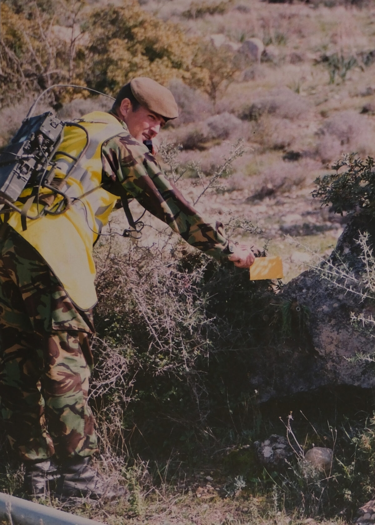 Student Snipers being identified by Corporal Brownlie