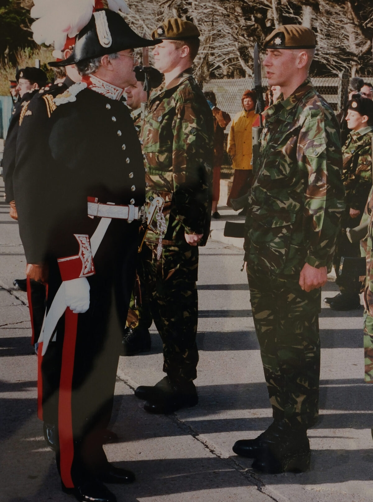 Queen's Birthday Parade Port Stanley Falklands 21 April 1999 Queen's Birthday Parade Port Stanley Falklands 21 April 1999