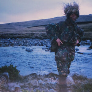 Sergeant Sharp on Exercise PURPLE Falkland Islands December 1999 Sergeant Sharp on Exercise PURPLE Falkland Islands December 1999
