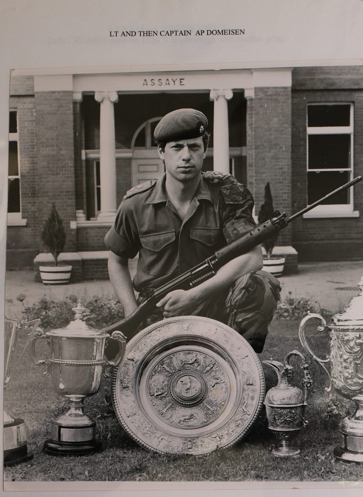 Lieutenant AP Domeisen, Royal Anglian Regiment