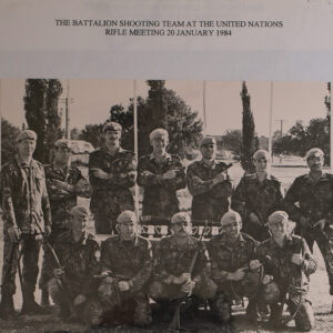 2nd Battalion Royal Anglian Regiment, Shooting Team at the United Nations Rifle Meeting 20 January 1984 2nd Battalion Royal Anglian Regiment, Shooting Team at the United Nations Rifle Meeting 20 January 1984