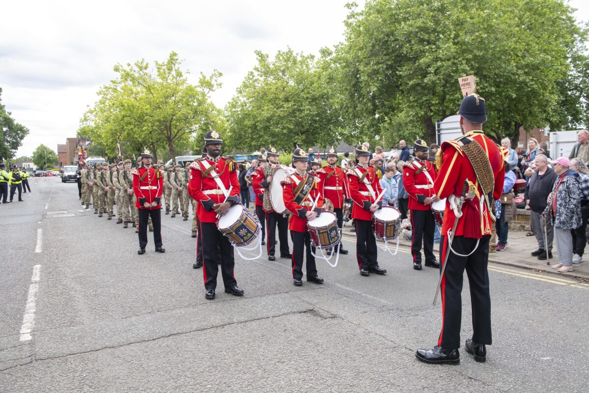 Royal Anglian Regiment Kettering parade Jun 25 Royal Anglian Regiment Kettering parade Jun 25