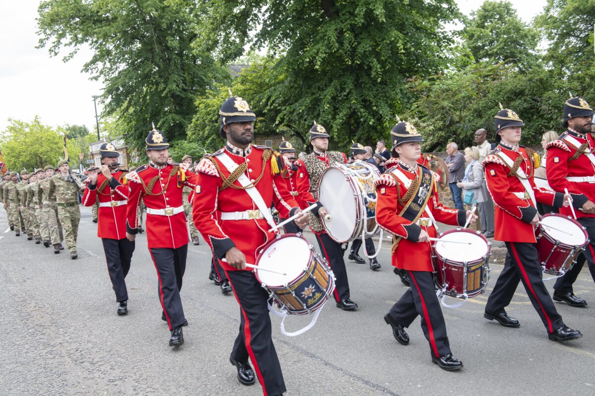 Royal Anglian Regiment Kettering parade Jun 25 Royal Anglian Regiment Kettering parade Jun 25