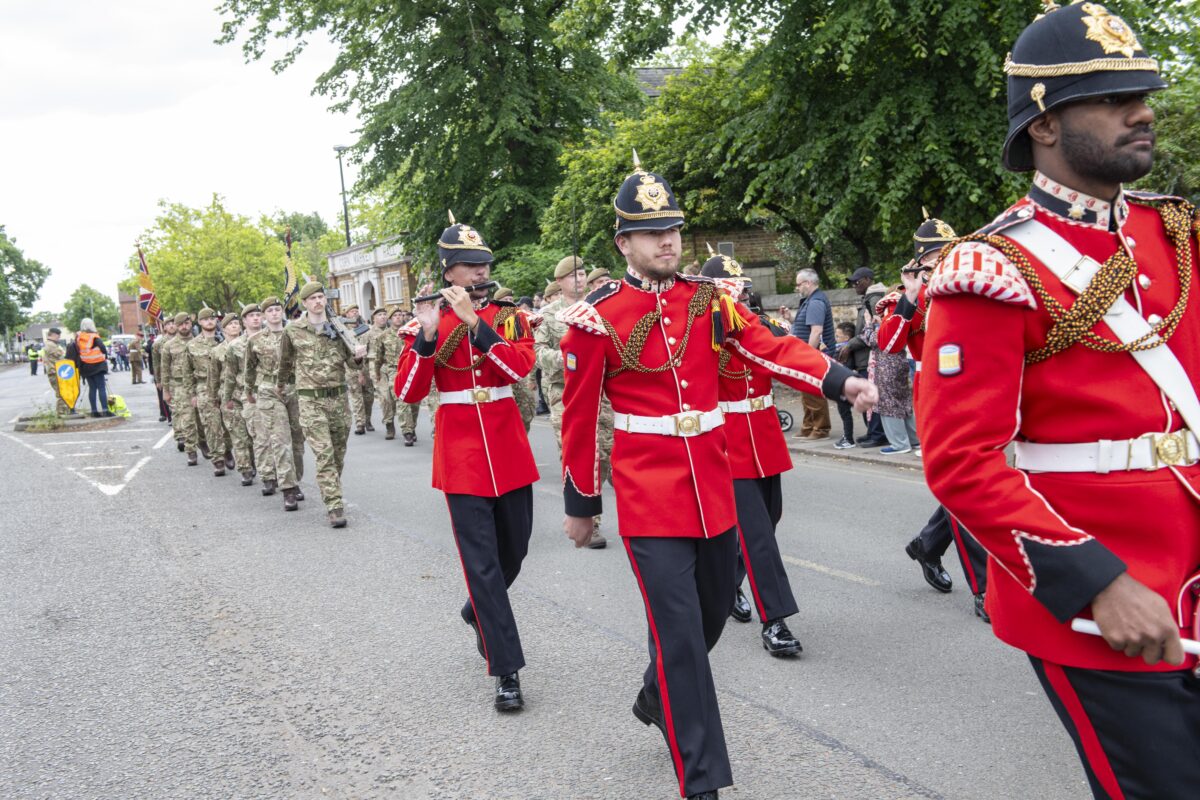 Royal Anglian Regiment Kettering parade Jun 25 Royal Anglian Regiment Kettering parade Jun 25
