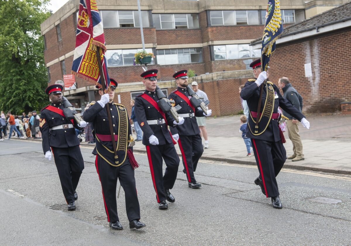 Royal Anglian Regiment Kettering parade Jun 25 Royal Anglian Regiment Kettering parade Jun 25