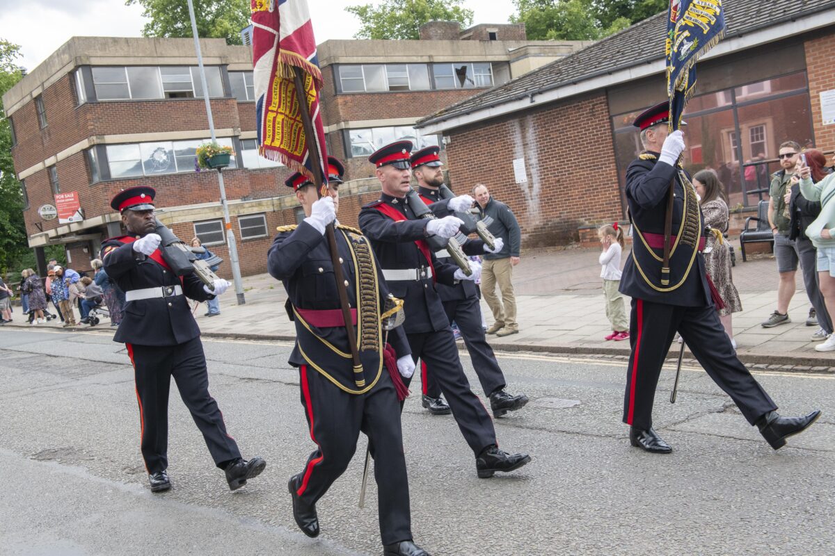 Royal Anglian Regiment Kettering parade Jun 25 Royal Anglian Regiment Kettering parade Jun 25