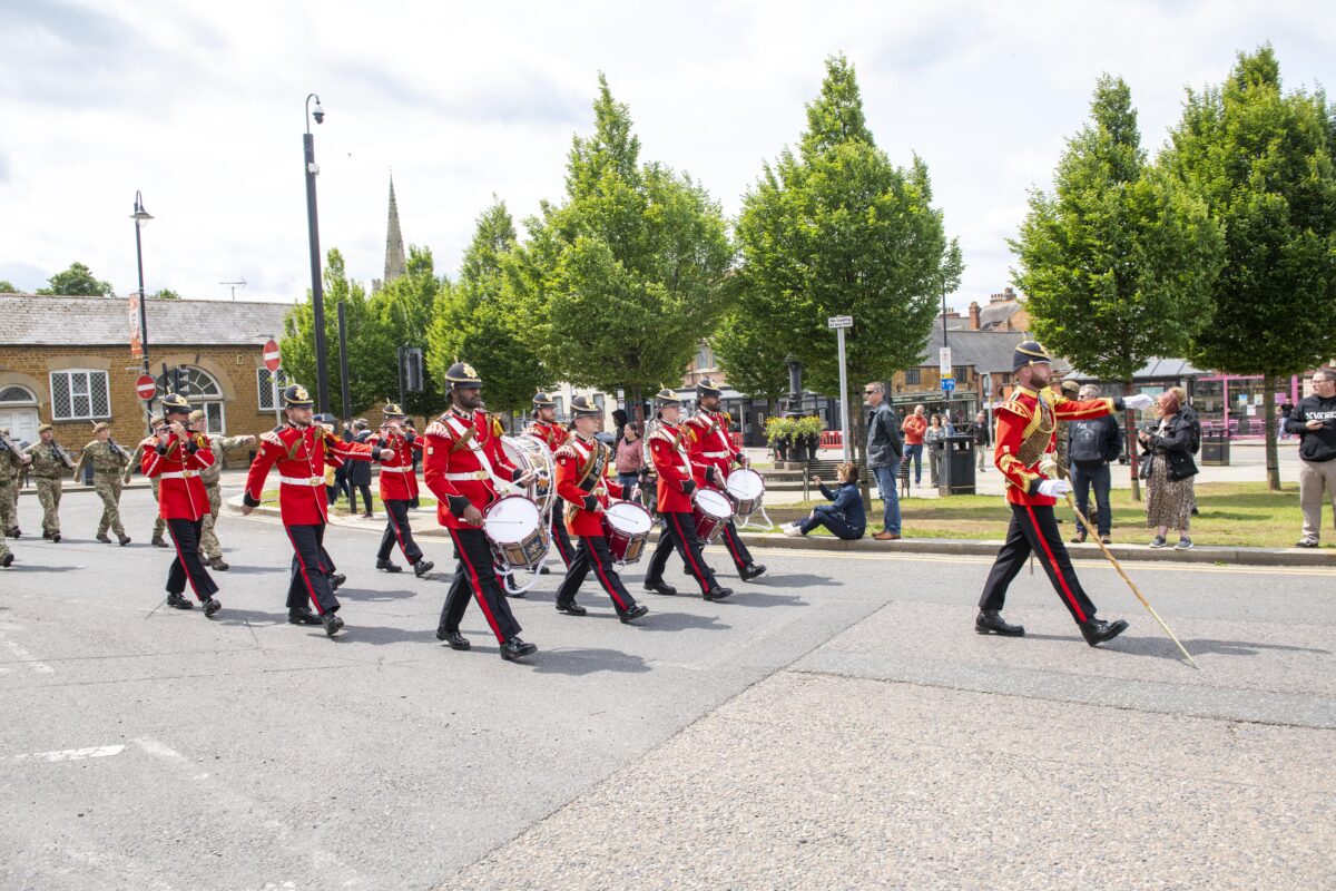 Royal Anglian Regiment Kettering parade Jun 25 Royal Anglian Regiment Kettering parade Jun 25
