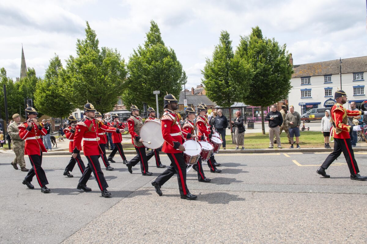 Royal Anglian Regiment Kettering parade Jun 25 Royal Anglian Regiment Kettering parade Jun 25