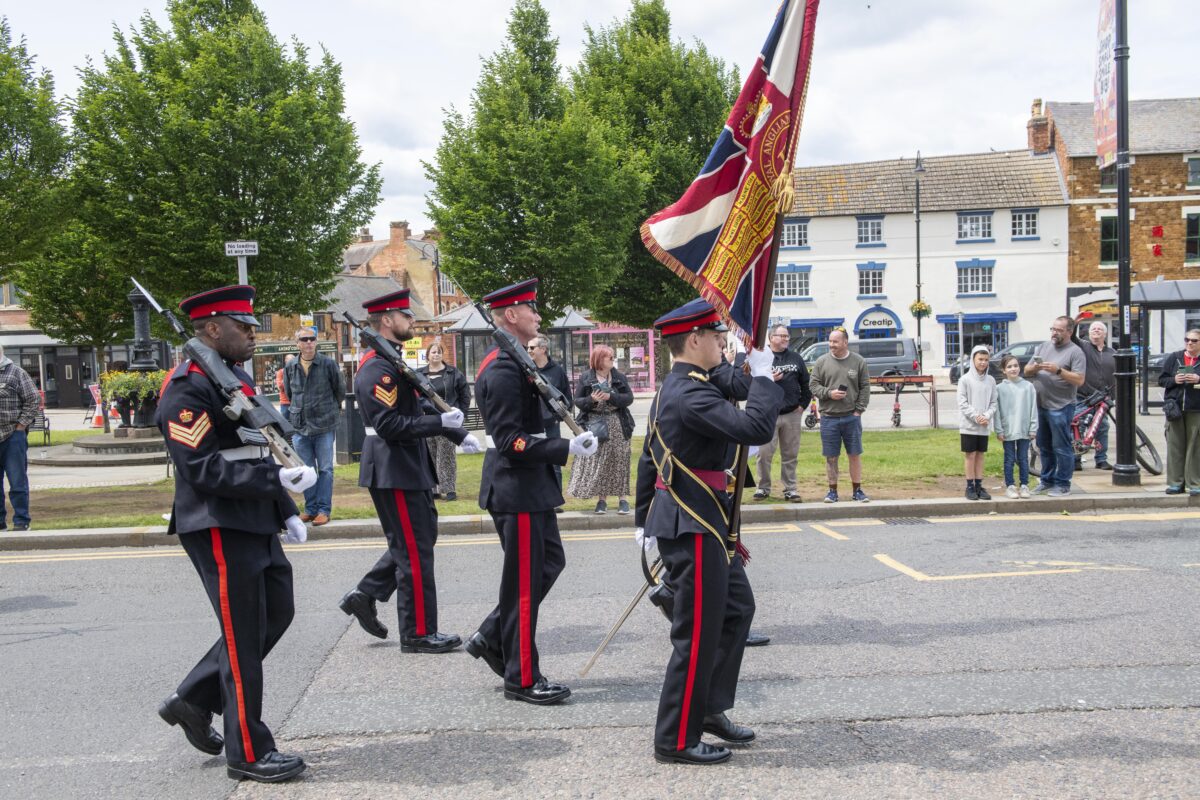 Royal Anglian Regiment Kettering parade Jun 25 Royal Anglian Regiment Kettering parade Jun 25
