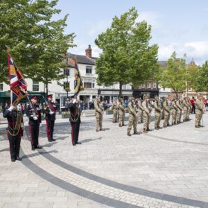Royal Anglian Regiment Kettering parade Jun 25
