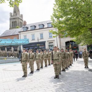 Royal Anglian Regiment Kettering parade Jun 25 Royal Anglian Regiment Kettering parade Jun 25