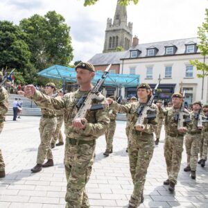 Royal Anglian Regiment Kettering parade Jun 25 Royal Anglian Regiment Kettering parade Jun 25
