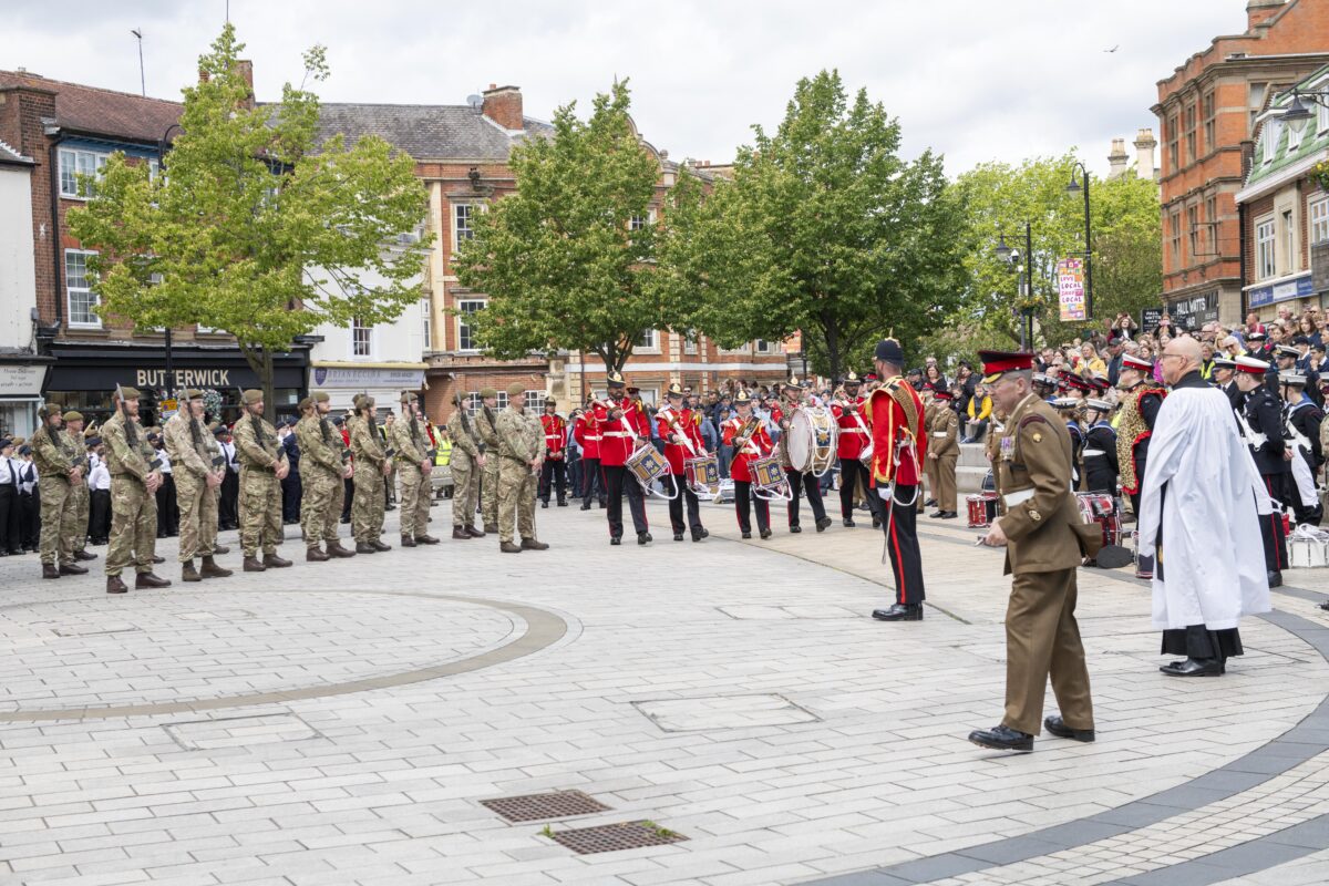 Royal Anglian Regiment Kettering parade Jun 25 Royal Anglian Regiment Kettering parade Jun 25
