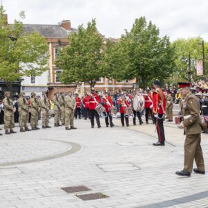 Royal Anglian Regiment Kettering parade Jun 25 Royal Anglian Regiment Kettering parade Jun 25