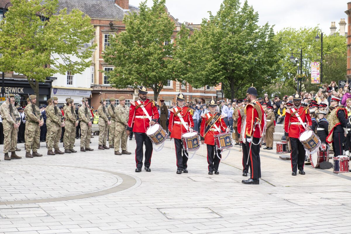 Royal Anglian Regiment Kettering parade Jun 25 Royal Anglian Regiment Kettering parade Jun 25