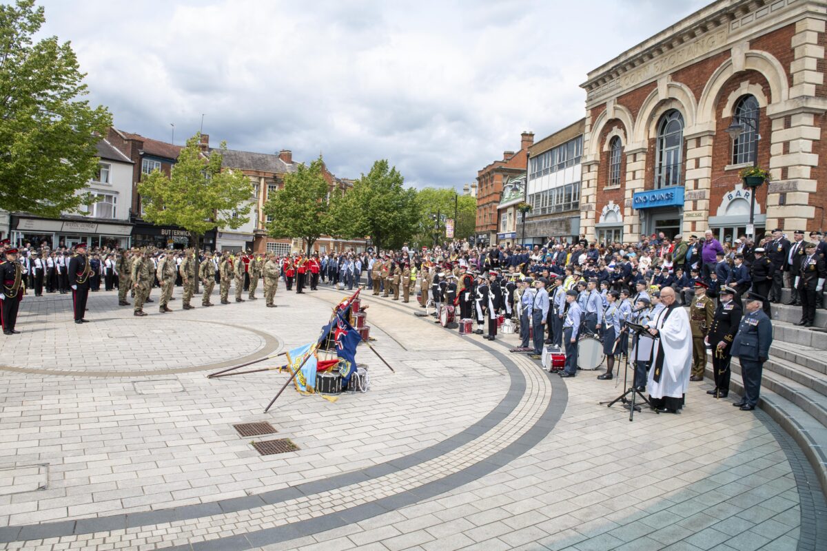 Royal Anglian Regiment Kettering parade Jun 25 Royal Anglian Regiment Kettering parade Jun 25