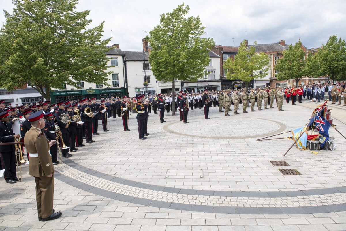 Royal Anglian Regiment Kettering parade Jun 25 Royal Anglian Regiment Kettering parade Jun 25