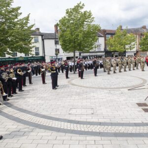 Royal Anglian Regiment Kettering parade Jun 25 Royal Anglian Regiment Kettering parade Jun 25