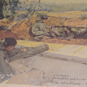 Sketch Book Exercise Crusader - Spearpoint 80 by Ken Howard. Spearpoint 80 was a large-scale Cold War military exercise. 