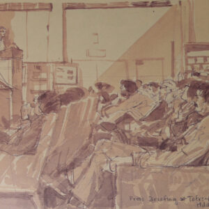 Sketch Book Exercise Crusader - Spearpoint 80 by Ken Howard. Spearpoint 80 was a large-scale Cold War military exercise. 