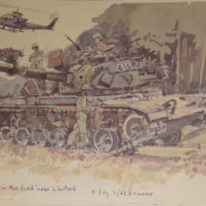 Sketch Book Exercise Crusader - Spearpoint 80 by Ken Howard. Spearpoint 80 was a large-scale Cold War military exercise. 