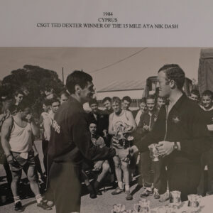 1984 Cyprus - Colour Sergeant Ted Dexter, winner of the 15 Mile Aya Nik Dash 1984 Cyprus - Colour Sergeant Ted Dexter, winner of the 15 Mile Aya Nik Dash