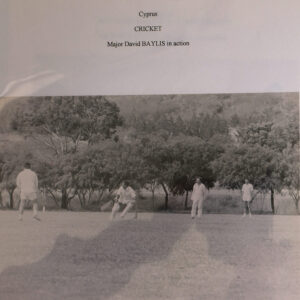 1984 Cyprus - Cricket, Major David Bayliss 1984 Cyprus - Cricket, Major David Bayliss