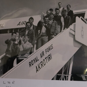 Boxing 1984 Inter Unit Novice Winners. Arriving in Cyprus by airplane Boxing 1984 Inter Unit Novice Winners. Arriving in Cyprus by airplane
