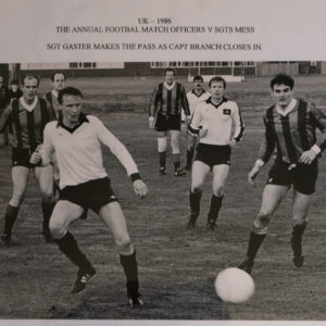 Annual Football Match Officers' v Sergeants 1986