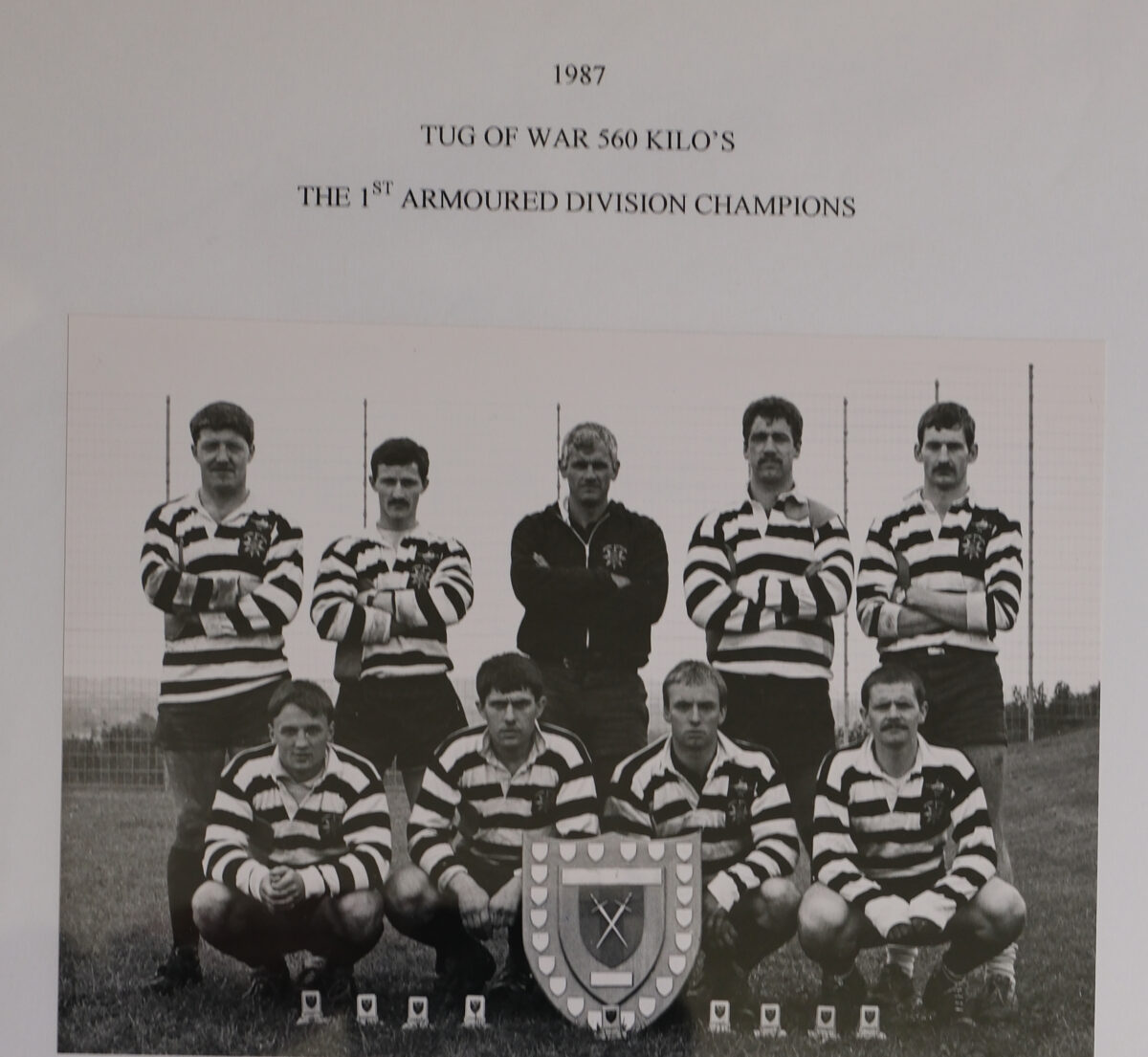 1st Armoured Division Tug of War 560kg Champions 1st Armoured Division Tug of War 560kg Champions