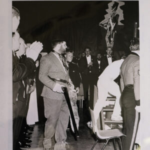 Private Donovan led in by the Poacher. Private Donovan led in by the Poacher.