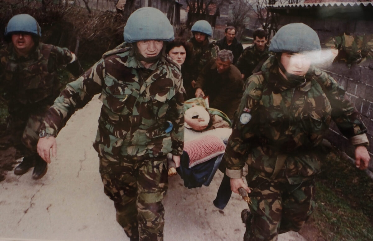 2nd Battalion Royal Anglian Regiment deployed to Bosnia in 1991/92, United Nations peacekeeping force UNPROFOR.
