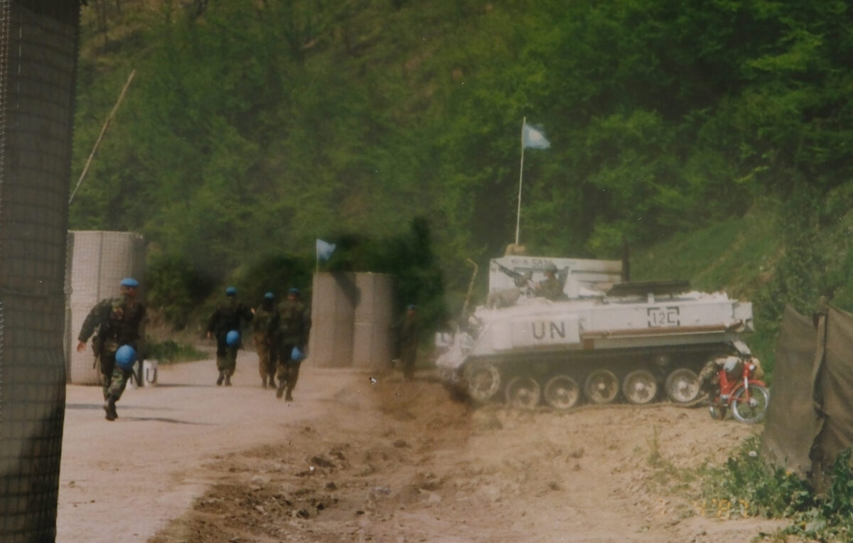 2nd Battalion Royal Anglian Regiment deployed to Bosnia in 1991/92, United Nations peacekeeping force UNPROFOR. 2nd Battalion Royal Anglian Regiment deployed to Bosnia in 1991/92, United Nations peacekeeping force UNPROFOR.