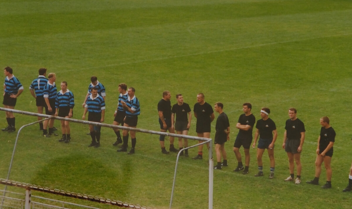 2nd Battalion at the sports stadium in Bosnia 2nd Battalion at the sports stadium in Bosnia