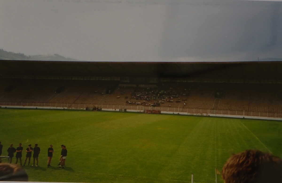 2nd Battalion at the sports stadium in Bosnia 2nd Battalion at the sports stadium in Bosnia