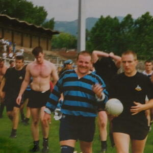 2nd Battalion at the sports stadium in Bosnia 2nd Battalion at the sports stadium in Bosnia