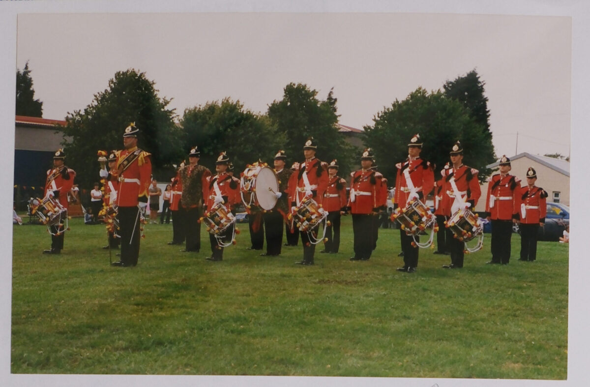 Corps of Drums on parade
