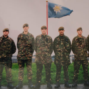 Final Guard at Fort George, Londonderry 7 Oct 2000