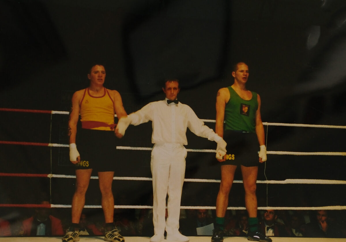 Pte Bye and Pte Atkins Boxing 2000