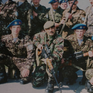 WO2 (CSM) Hill Royal Anglian Regiment, with Ukraine Soldiers WO2 (CSM) Hill Royal Anglian Regiment, with Ukraine Soldiers