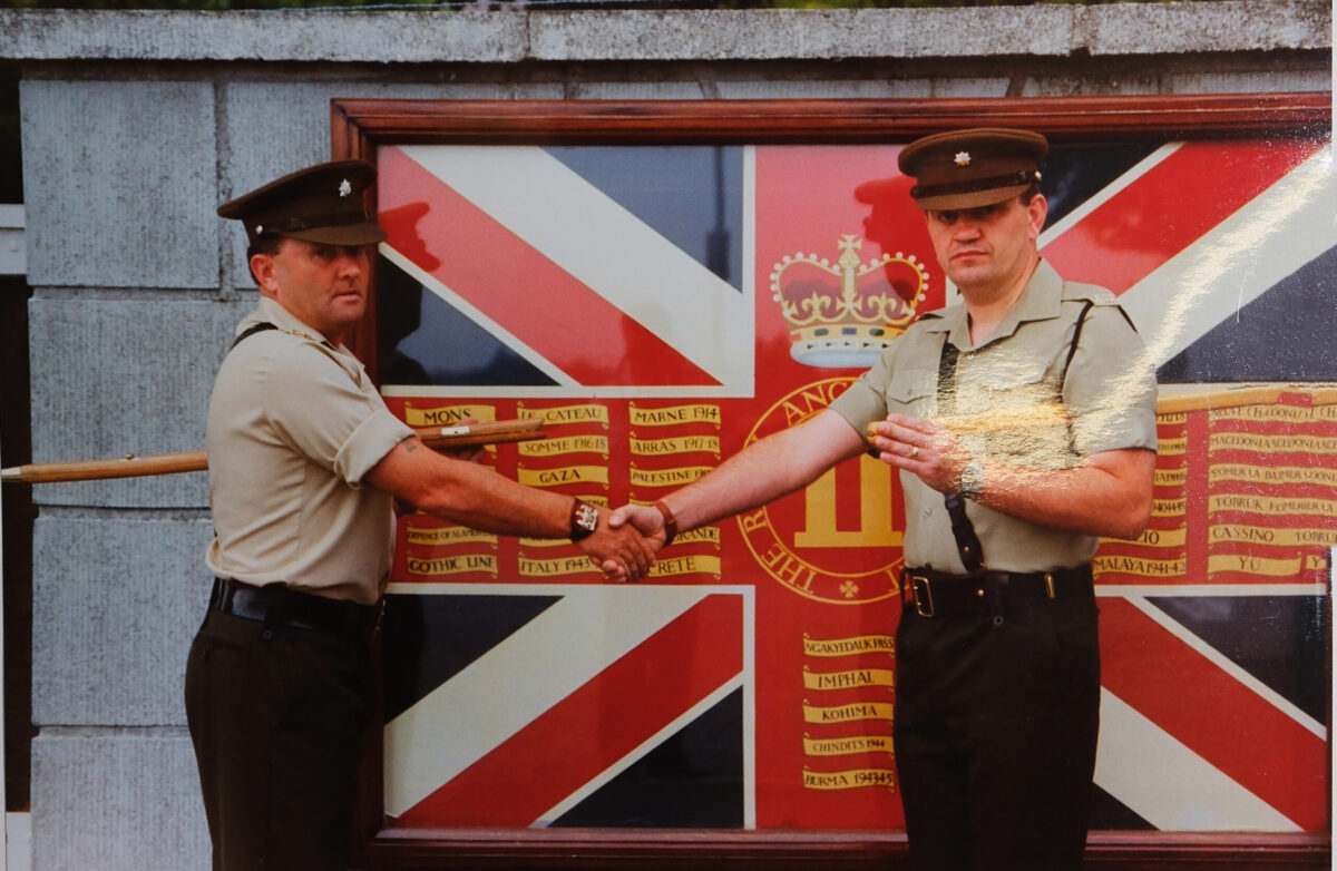 RSM handover 1993 RSM Goude and RSM Todd RSM handover 1993 RSM Goude and RSM Todd