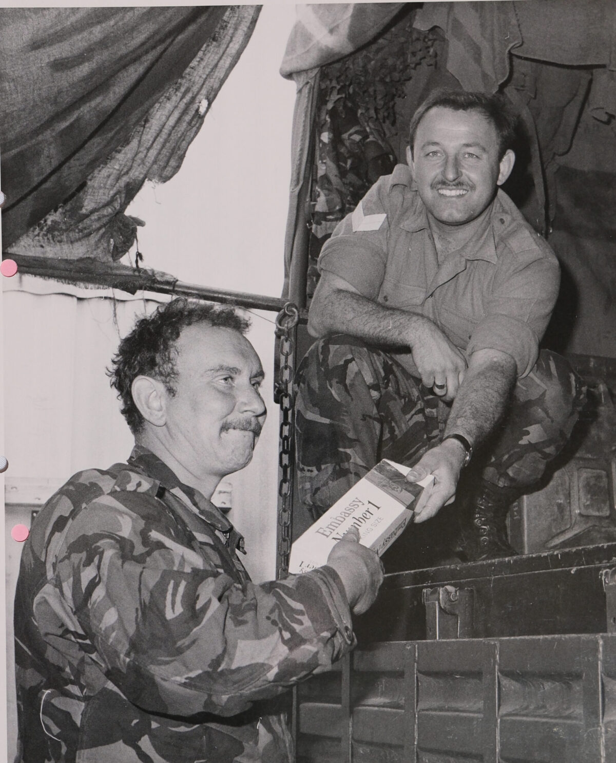 Cpl Lynn and Pte Sheppard Cpl Lynn and Pte Sheppard